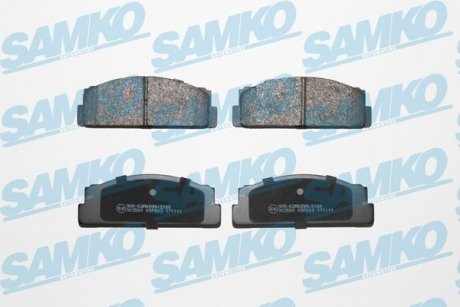 Гальмівні колодки, дискове гальмо (набір) SAMKO 5SP003