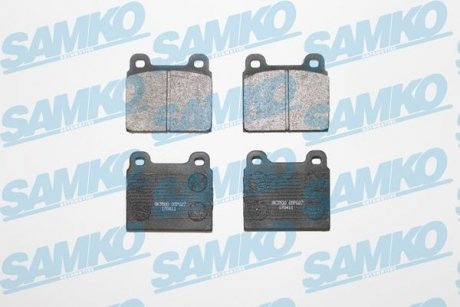 Гальмівні колодки, дискове гальмо (набір) SAMKO 5SP027