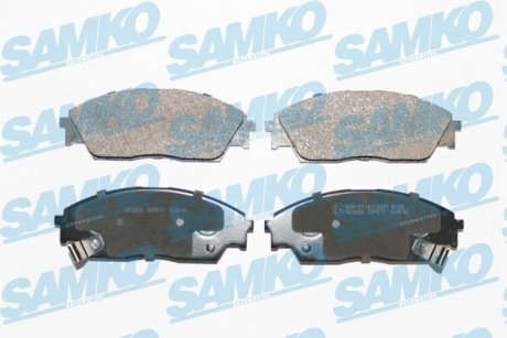 Фото автозапчасти гальмівні колодки перед. дискові Honda Civic/Civic CRX/Civic Shuttle/Prelude SAMKO 5SP071