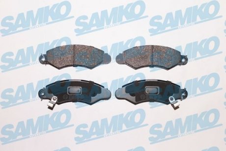 Гальмівні колодки, дискове гальмо (набір) SAMKO 5SP1041 (фото 1)