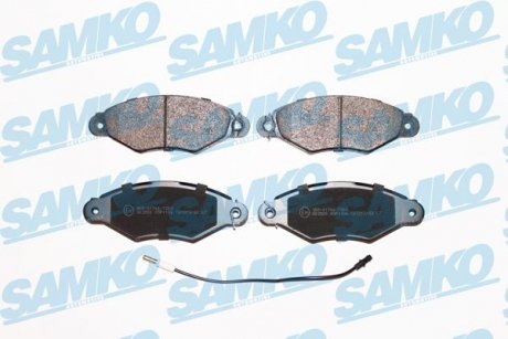Гальмівні колодки, дискове гальмо (набір) SAMKO 5SP1106