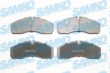 Гальмівні колодки, дискове гальмо (набір) SAMKO 5SP1109