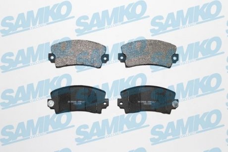 Гальмівні колодки, дискове гальмо (набір) SAMKO 5SP117