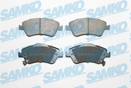 Гальмівні колодки, дискове гальмо (набір) SAMKO 5SP1316 (фото 1)