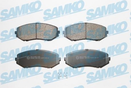 Гальмівні колодки, дискове гальмо (набір) SAMKO 5SP1318
