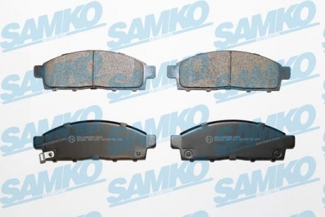 Гальмівні колодки, дискове гальмо (набір) SAMKO 5SP1319 (фото 1)