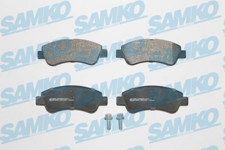 Гальмівні колодки, дискове гальмо (набір) SAMKO 5SP1327 (фото 1)