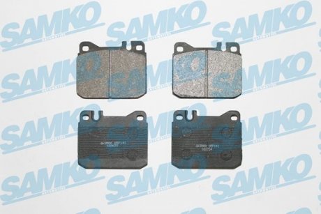 Гальмівні колодки, дискове гальмо (набір) SAMKO 5SP141 (фото 1)