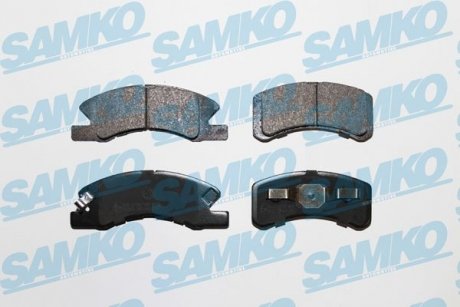 Гальмівні колодки, дискове гальмо (набір) SAMKO 5SP1443