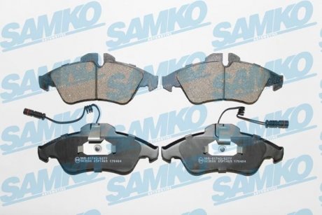 Гальмівні колодки, дискове гальмо (набір) SAMKO 5SP1469 (фото 1)