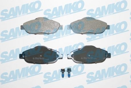 Гальмівні колодки, дискове гальмо (набір) SAMKO 5SP1471