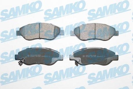 Гальмівні колодки, дискове гальмо (набір) SAMKO 5SP1490