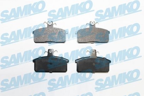 Гальмівні колодки, дискове гальмо (набір) SAMKO 5SP1498 (фото 1)