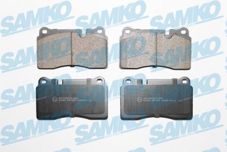 Гальмівні колодки, дискове гальмо (набір) SAMKO 5SP1505