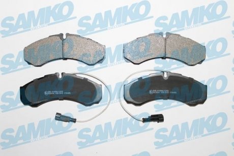 Гальмівні колодки, дискове гальмо (набір) SAMKO 5SP1515