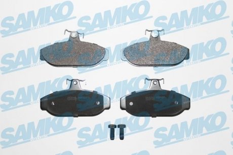 Гальмівні колодки, дискове гальмо (набір) SAMKO 5SP157