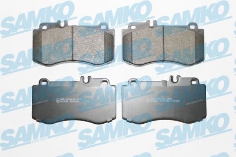Гальмівні колодки, дискове гальмо (набір) SAMKO 5SP1592