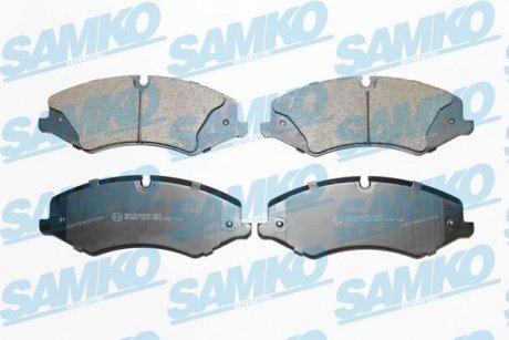 Гальмівні колодки, дискове гальмо (набір) SAMKO 5SP1600