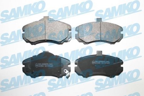 Гальмівні колодки, дискове гальмо (набір) SAMKO 5SP1609