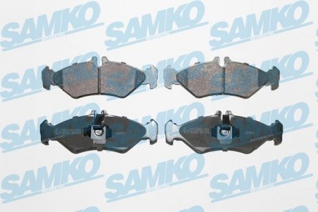 Гальмівні колодки, дискове гальмо (набір) SAMKO 5SP1614 (фото 1)