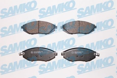 Гальмівні колодки, дискове гальмо (набір) SAMKO 5SP1629