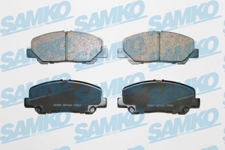 Гальмівні колодки, дискове гальмо (набір) SAMKO 5SP1636