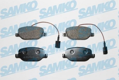Гальмівні колодки, дискове гальмо (набір) SAMKO 5SP1659