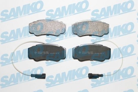 Гальмівні колодки, дискове гальмо (набір) SAMKO 5SP1662