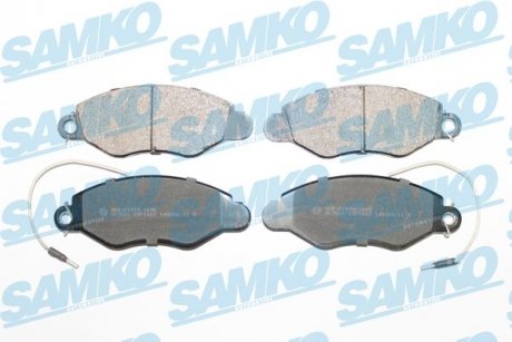 Гальмівні колодки, дискове гальмо (набір) SAMKO 5SP1663