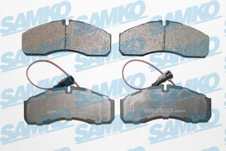 Гальмівні колодки, дискове гальмо (набір) SAMKO 5SP1664 (фото 1)