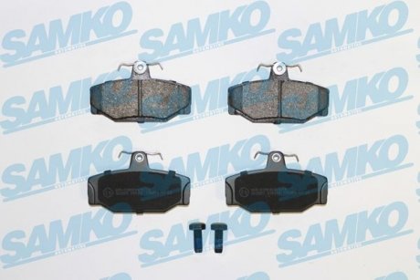 Гальмівні колодки, дискове гальмо (набір) SAMKO 5SP217 (фото 1)