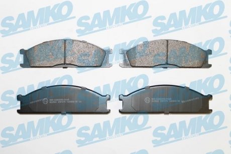 Гальмівні колодки, дискове гальмо (набір) SAMKO 5SP379