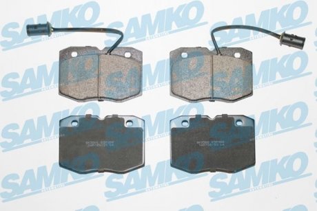Гальмівні колодки, дискове гальмо (набір) SAMKO 5SP388 (фото 1)