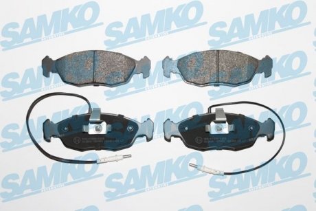Гальмівні колодки, дискове гальмо (набір) SAMKO 5SP450