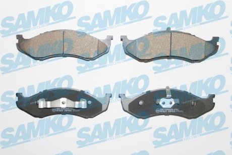 Гальмівні колодки, дискове гальмо (набір) SAMKO 5SP459