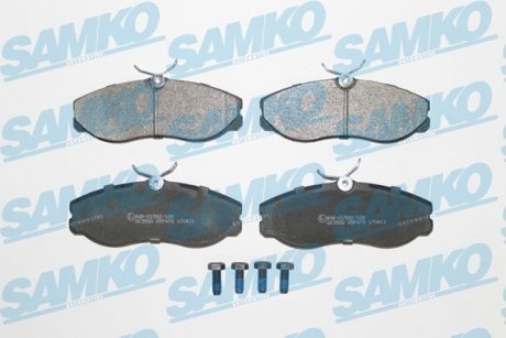 Гальмівні колодки, дискове гальмо (набір) SAMKO 5SP470