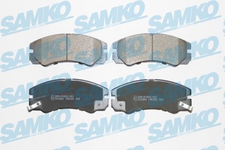 Гальмівні колодки, дискове гальмо (набір) SAMKO 5SP565