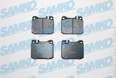 Гальмівні колодки, дискове гальмо (набір) SAMKO 5SP572