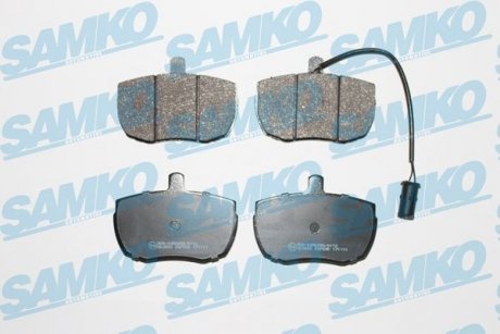 Гальмівні колодки, дискове гальмо (набір) SAMKO 5SP590