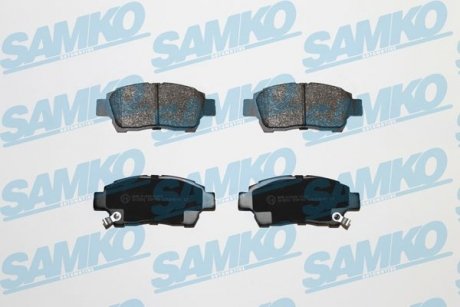 Гальмівні колодки, дискове гальмо (набір) SAMKO 5SP700 (фото 1)