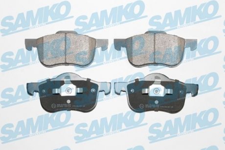 Гальмівні колодки, дискове гальмо (набір) SAMKO 5SP704