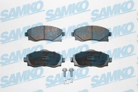 Гальмівні колодки, дискове гальмо (набір) SAMKO 5SP758
