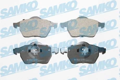 Гальмівні колодки, дискове гальмо (набір) SAMKO 5SP772