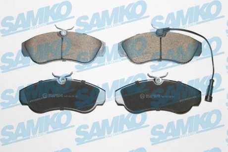 Гальмівні колодки, дискове гальмо (набір) SAMKO 5SP774