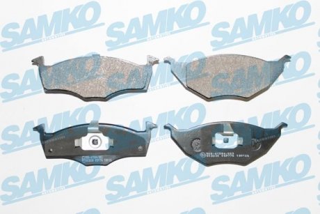 Гальмівні колодки, дискове гальмо (набір) SAMKO 5SP776 (фото 1)