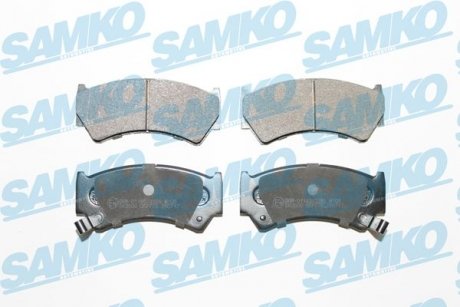 Гальмівні колодки, дискове гальмо (набір) SAMKO 5SP778 (фото 1)