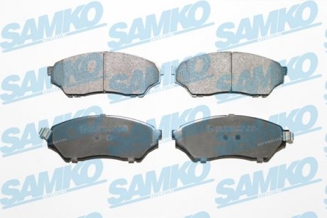 Гальмівні колодки, дискове гальмо (набір) SAMKO 5SP819 (фото 1)