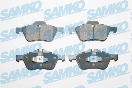 Гальмівні колодки, дискове гальмо (набір) SAMKO 5SP851 (фото 1)