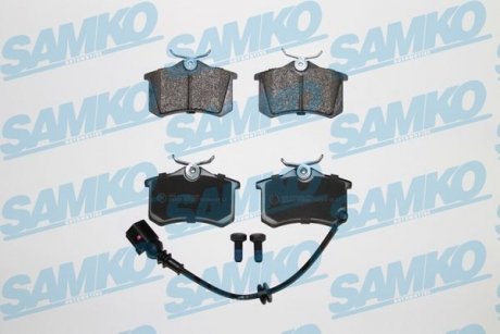 Гальмівні колодки, дискове гальмо (набір) SAMKO 5SP853 (фото 1)