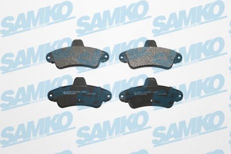Гальмівні колодки, дискове гальмо (набір) SAMKO 5SP870